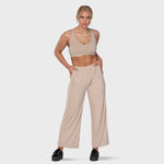 Rib pant - deep sand (6292700135591)
