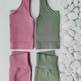Seamless shorts - Faded herb