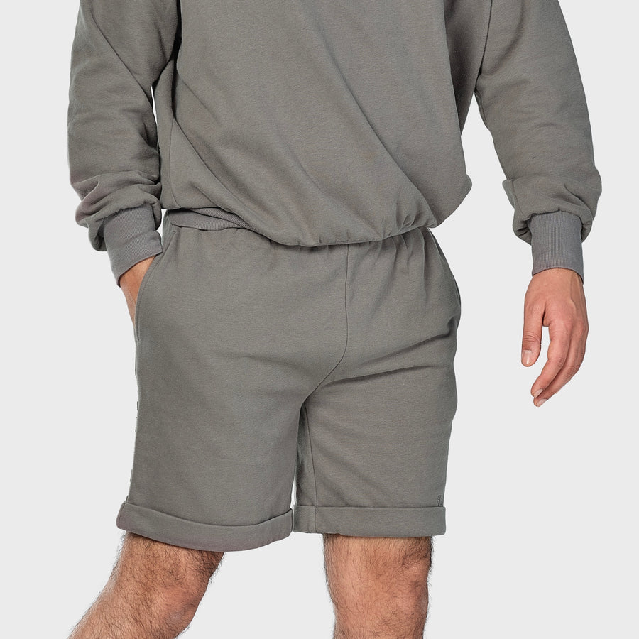 HIM&HER shorts - gray (6294032253095)