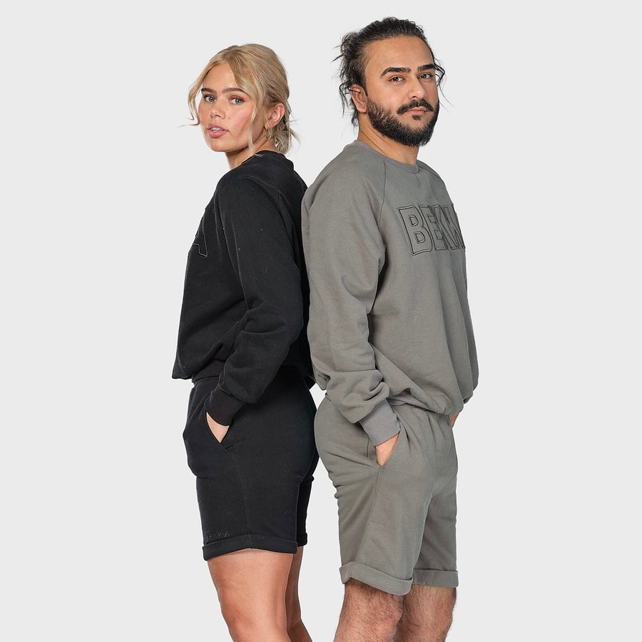 HIM&HER shorts - gray (6294032253095)