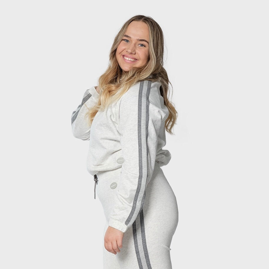 Sweat shirt - white melange (6535937491111)