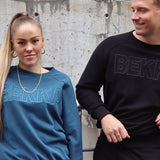 HIM&HER sweater - Petrol blue