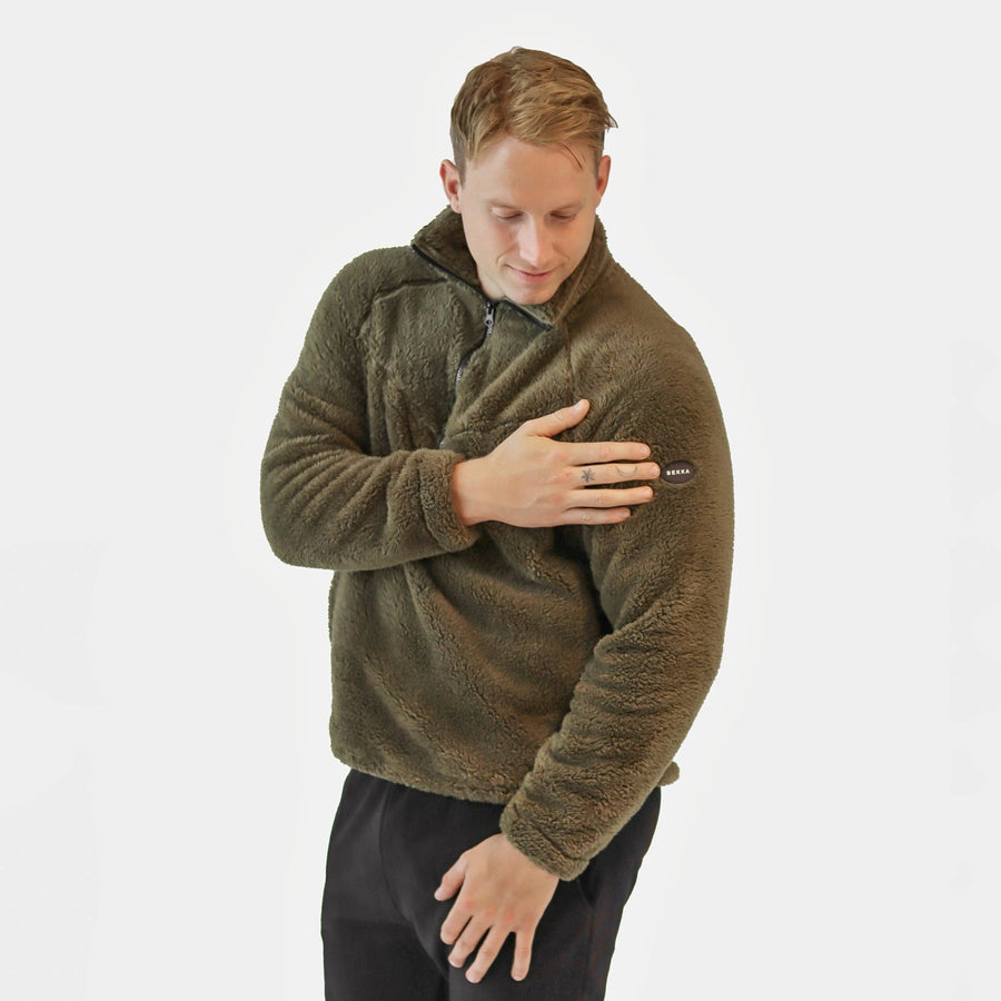 Teddy sweater - Burnt olive