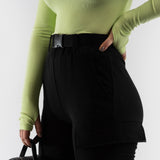 Soft cargo pant (m/belte) - black (6278943047847)