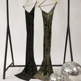 Velvet dress - Black