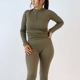 Seamless tights - Burnt olive