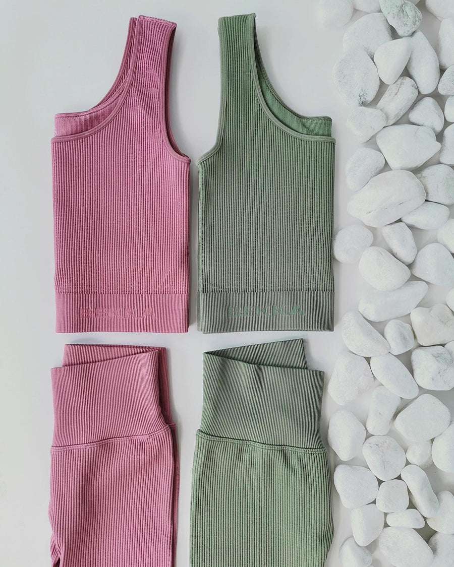 Seamless 2-layer top - Faded herb