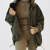 HIM&HER Cord jacket - Burnt olive