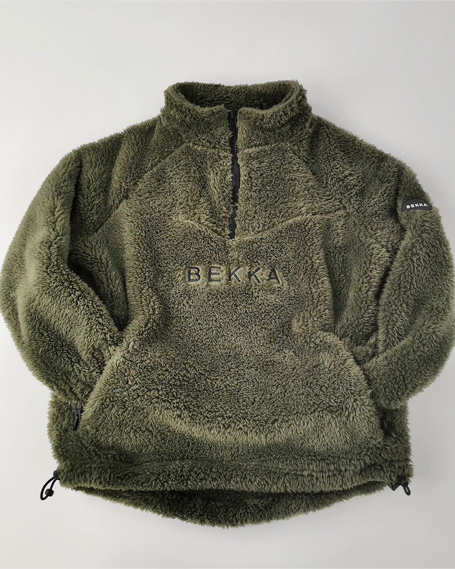 YOUNG Teddy sweater - Burnt olive