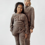 YOUNG Soft Velvet Pant - Faded Brown (6912012681383)