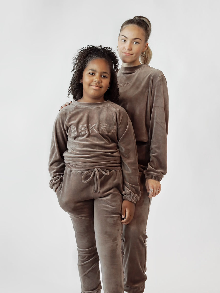 YOUNG Soft Velvet Pant - Faded Brown (6912012681383)