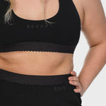 Rib underwear top - black (6292784906407)