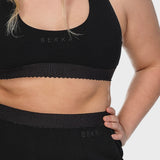 Rib underwear top - black (6292784906407)