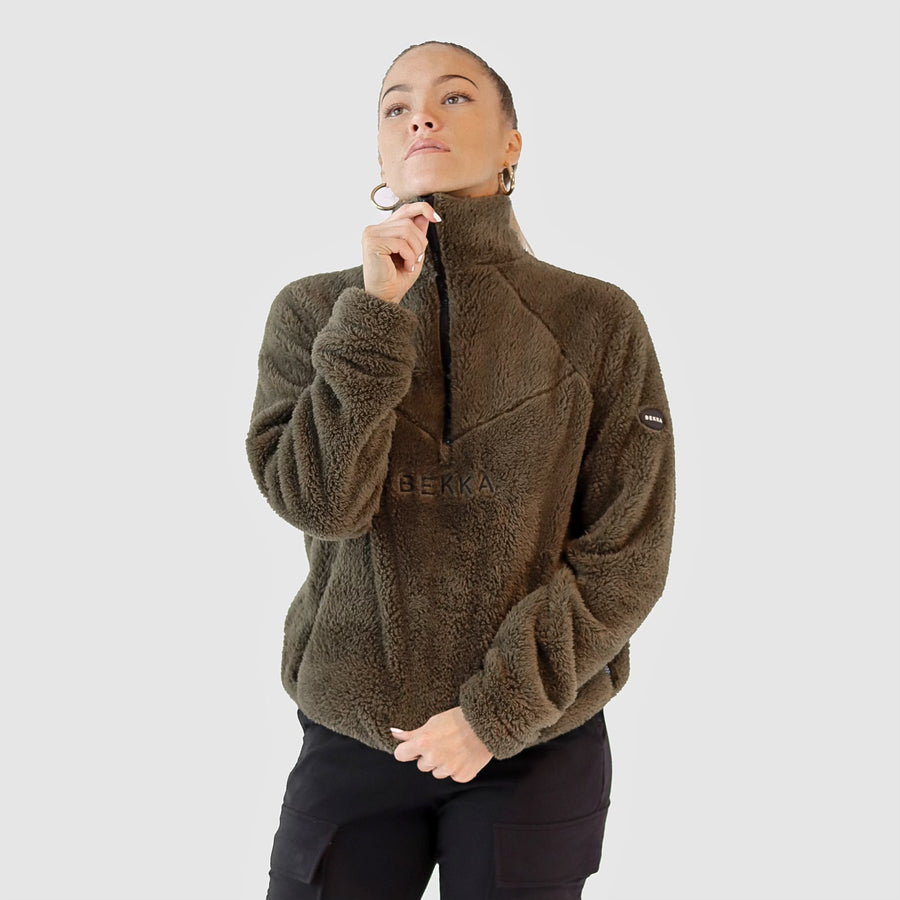 Teddy sweater - Burnt olive