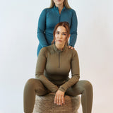 Seamless tights - Petrol blue