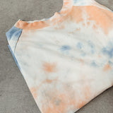 Tie dye longsleeve - Blue coral
