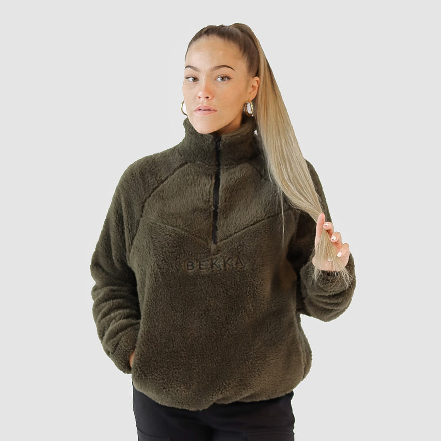 Teddy sweater - Burnt olive