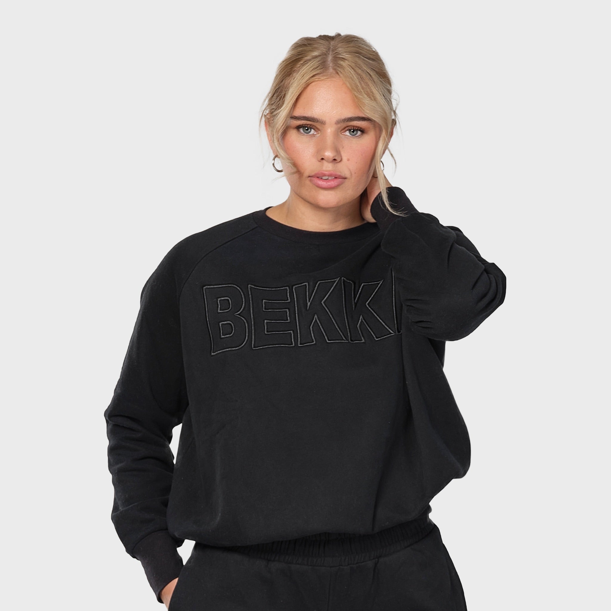 HIM&HER sweater - black (6294043230375)