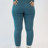 Seamless tights - Petrol blue