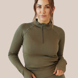 Seamless longsleeve - Burnt olive
