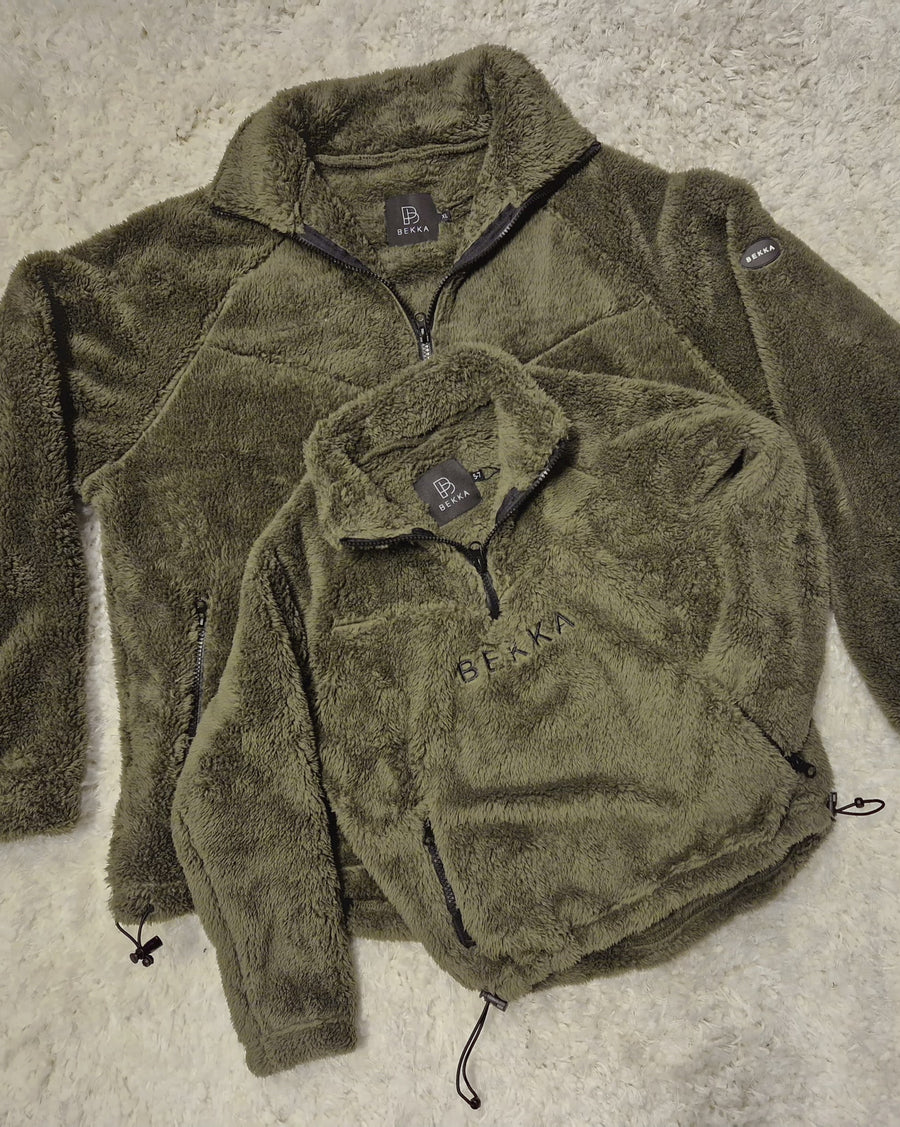 YOUNG Teddy sweater - Burnt olive