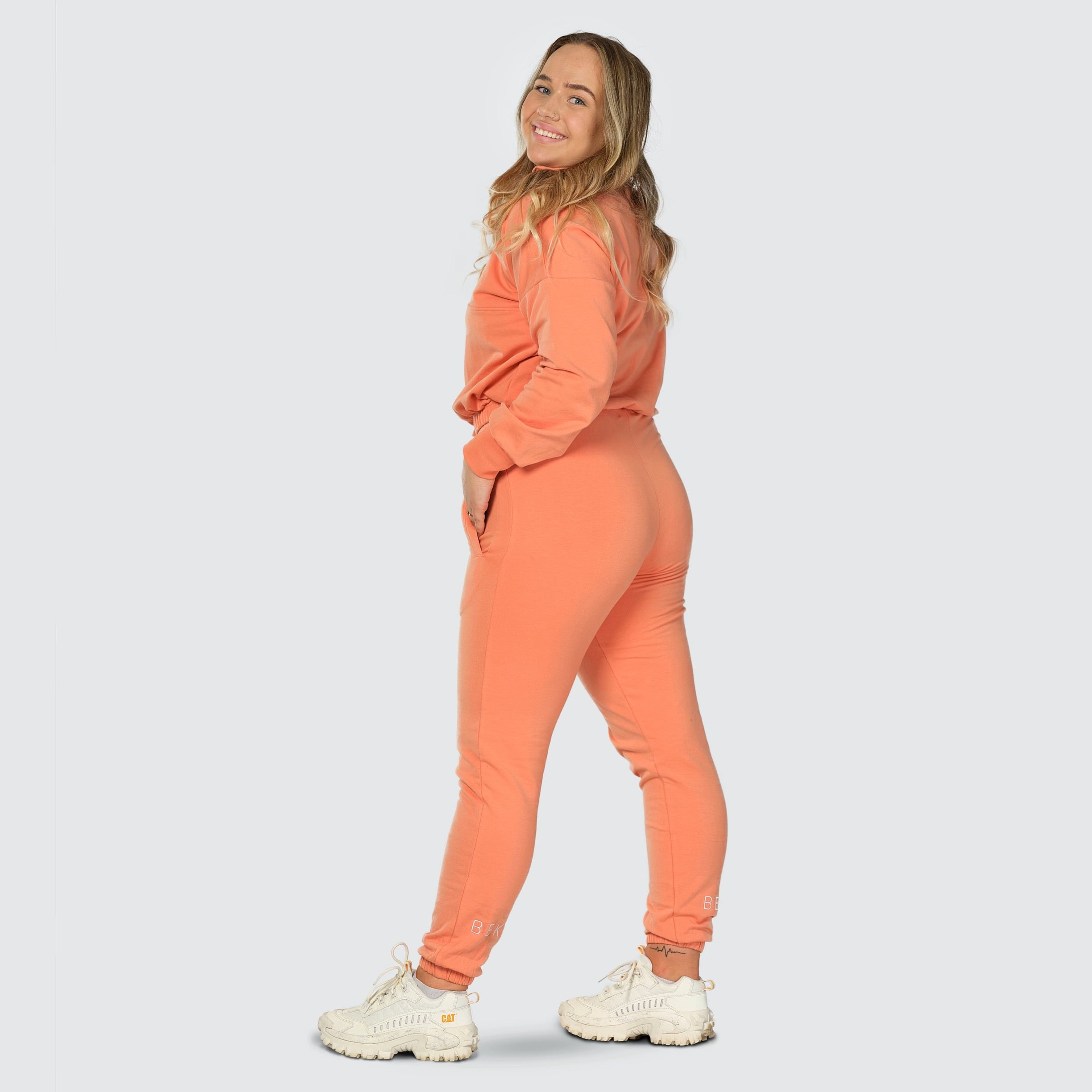 Highschool pant - coral (6535776927911)