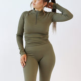 Seamless tights - Burnt olive