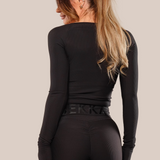 Athleisure longsleeve - Faded black