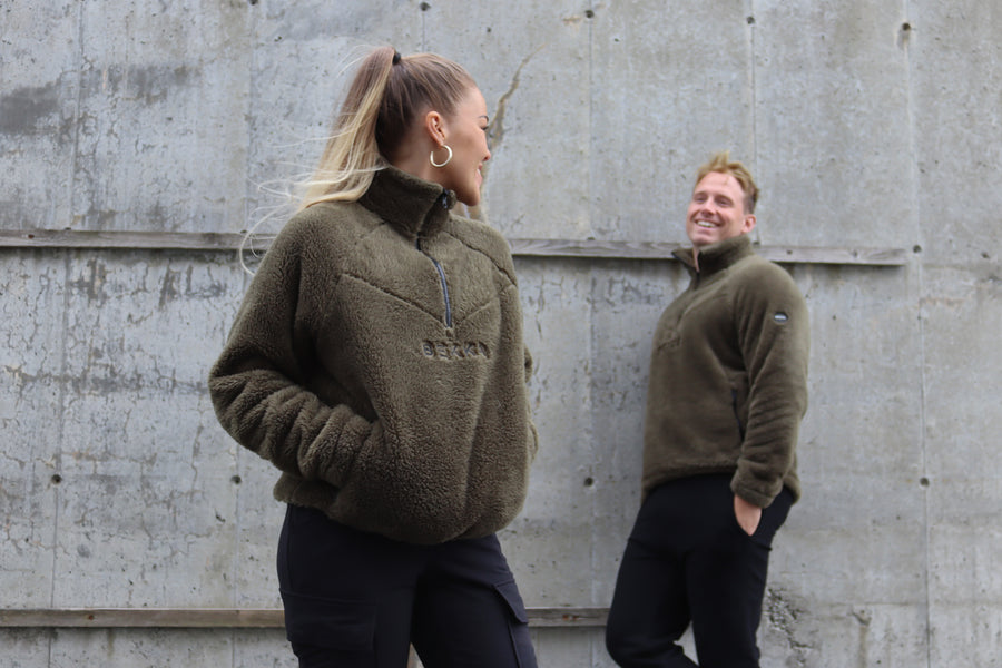 Teddy sweater - Burnt olive