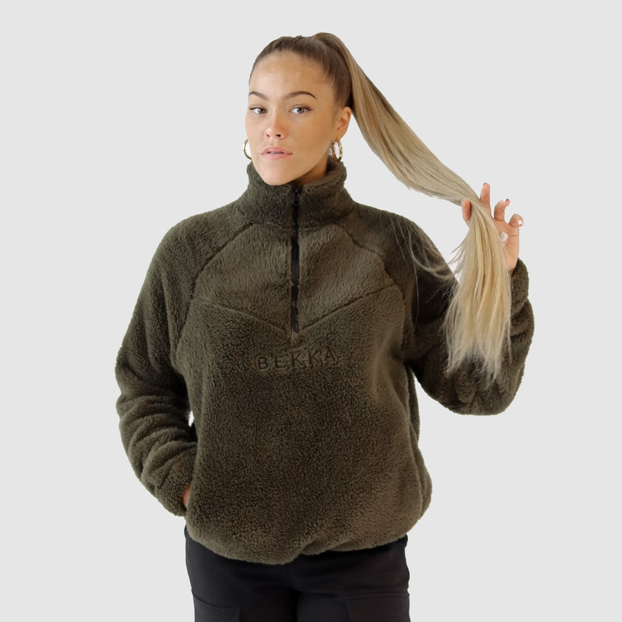 Teddy sweater - Burnt olive