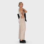 Rib tank top - deep sand (6292768358567)