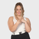 Rib tank top - offwhite (6292773765287)