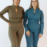 Seamless tights - Burnt olive