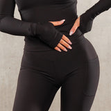 Athleisure tights - Faded black