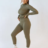 Seamless tights - Burnt olive