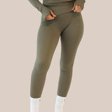 Seamless tights - Burnt olive