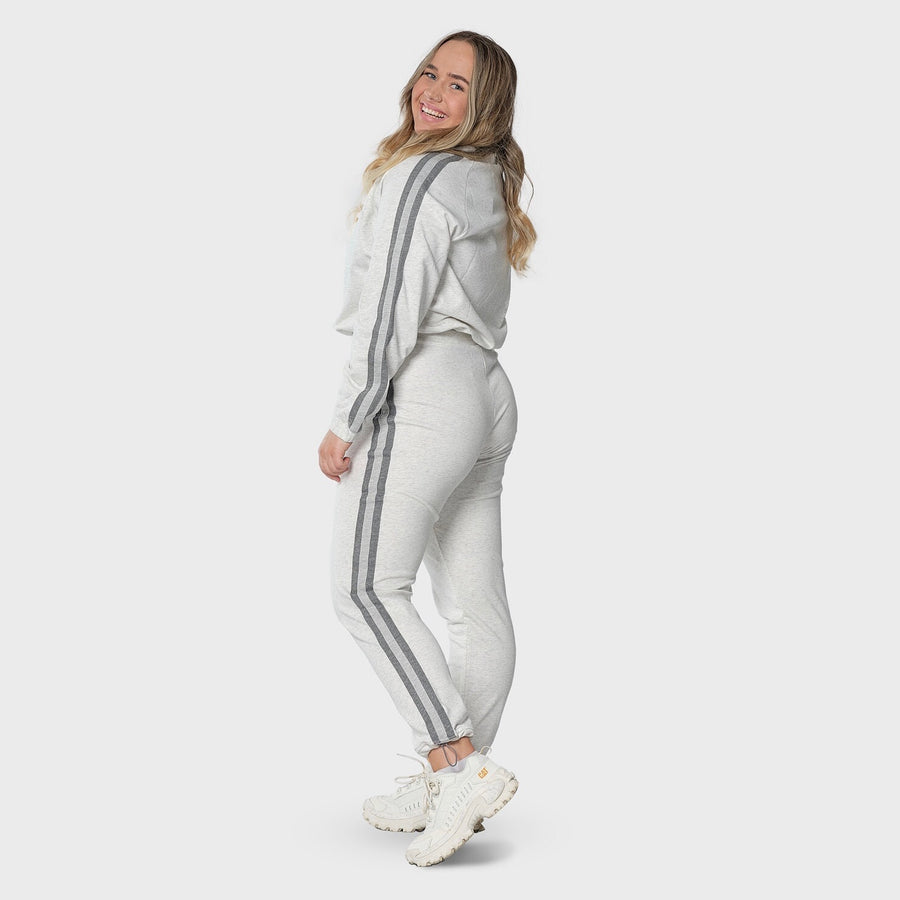 Sweat pant - white melange (6535946109095)