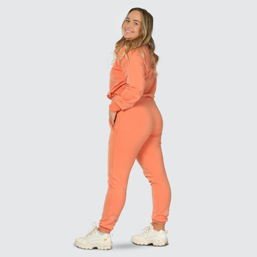 Highschool zip sweater - coral (6535890698407)