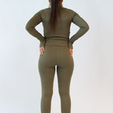 Seamless tights - Burnt olive