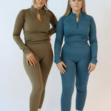 Seamless tights - Burnt olive