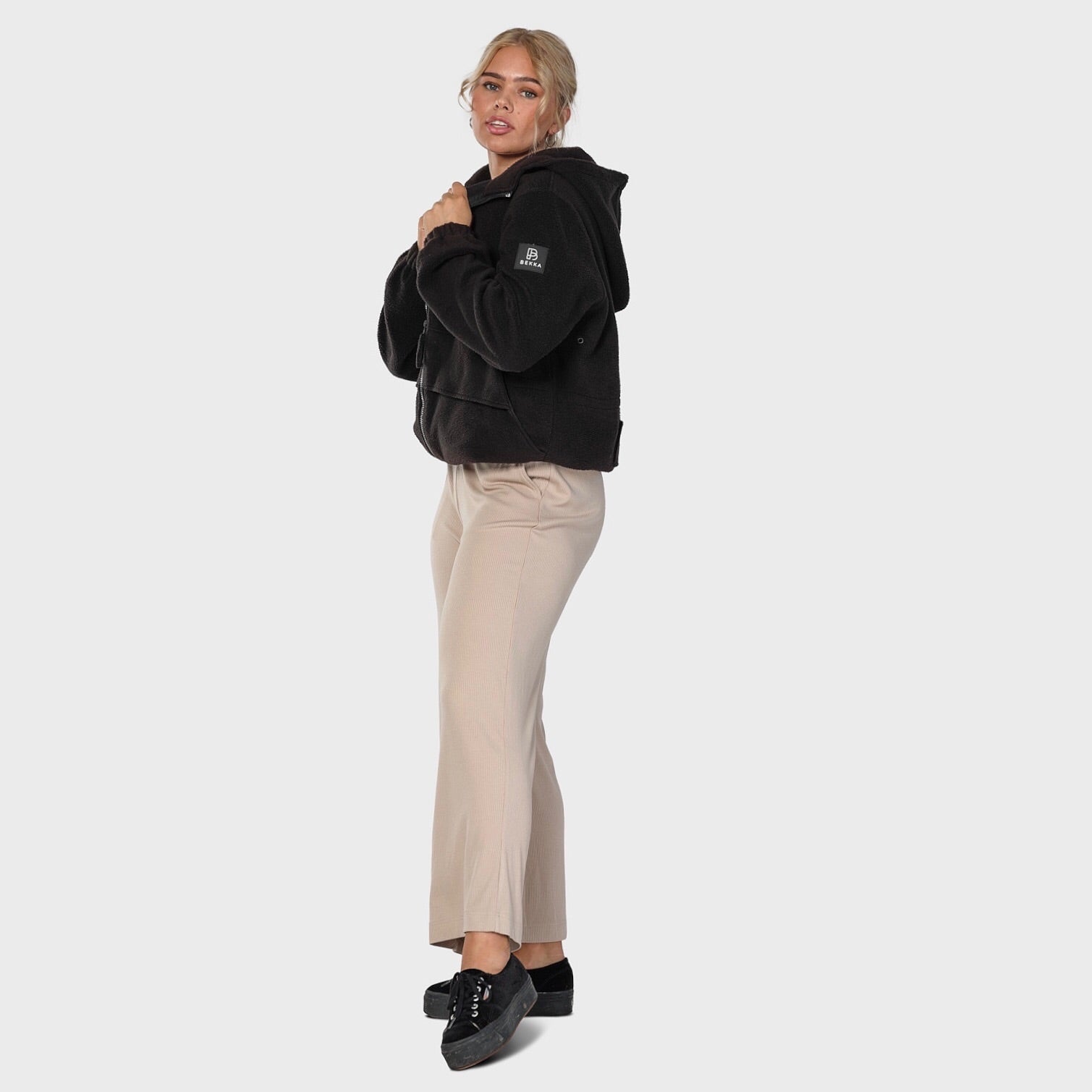 Rib pant - deep sand (6292700135591)