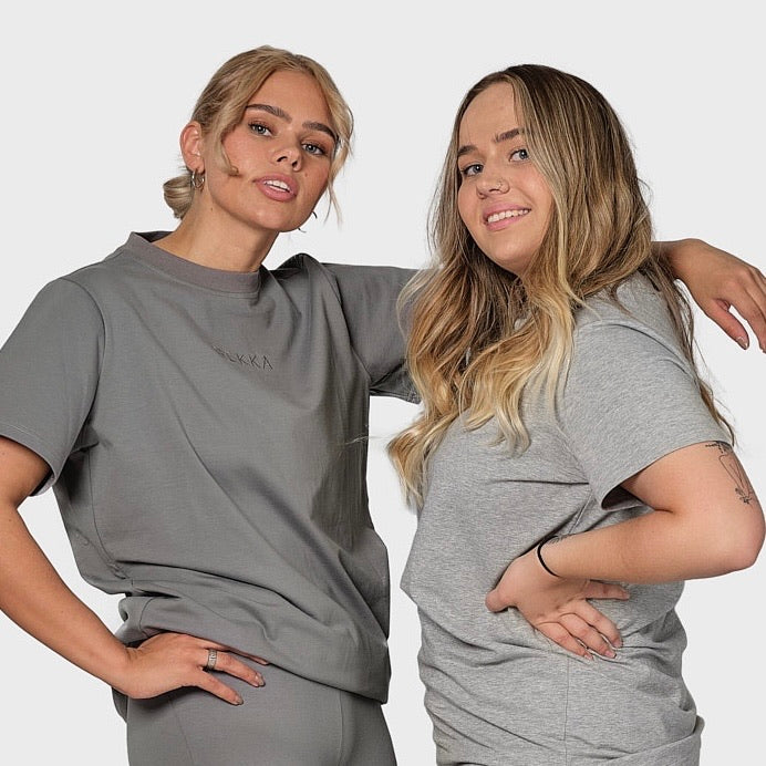 Oversized tee - gray (6292829012135)