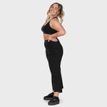 Rib underwear top - black (6292784906407)