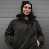 HIM&HER Cord jacket - Burnt olive