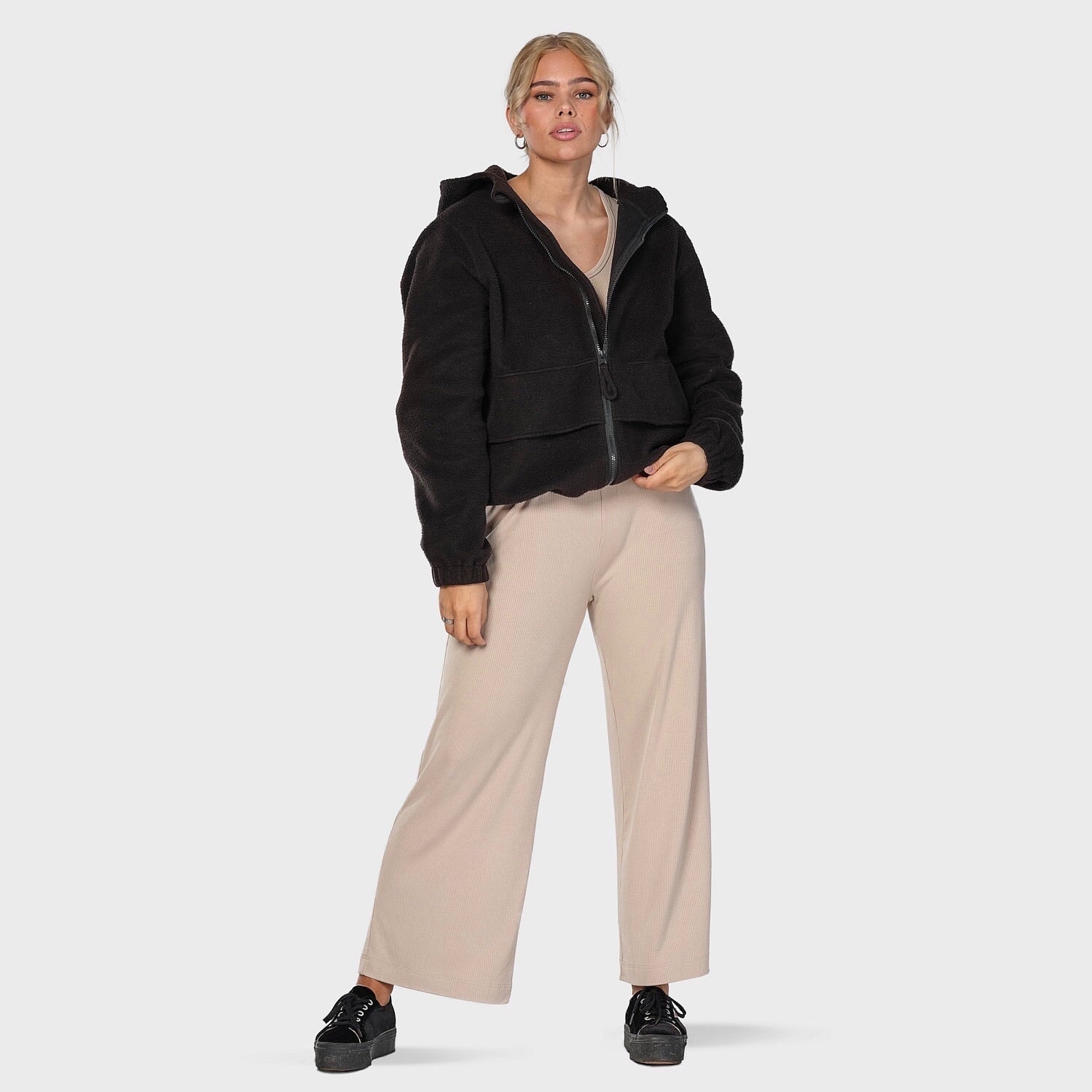 Rib pant - deep sand (6292700135591)