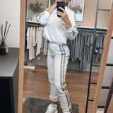 Sweat pant - White melange