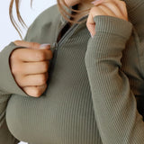 Seamless longsleeve - Burnt olive
