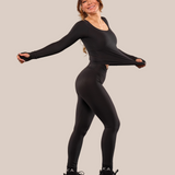 Athleisure longsleeve - Faded black