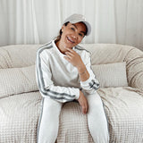 Sweat pant - White melange