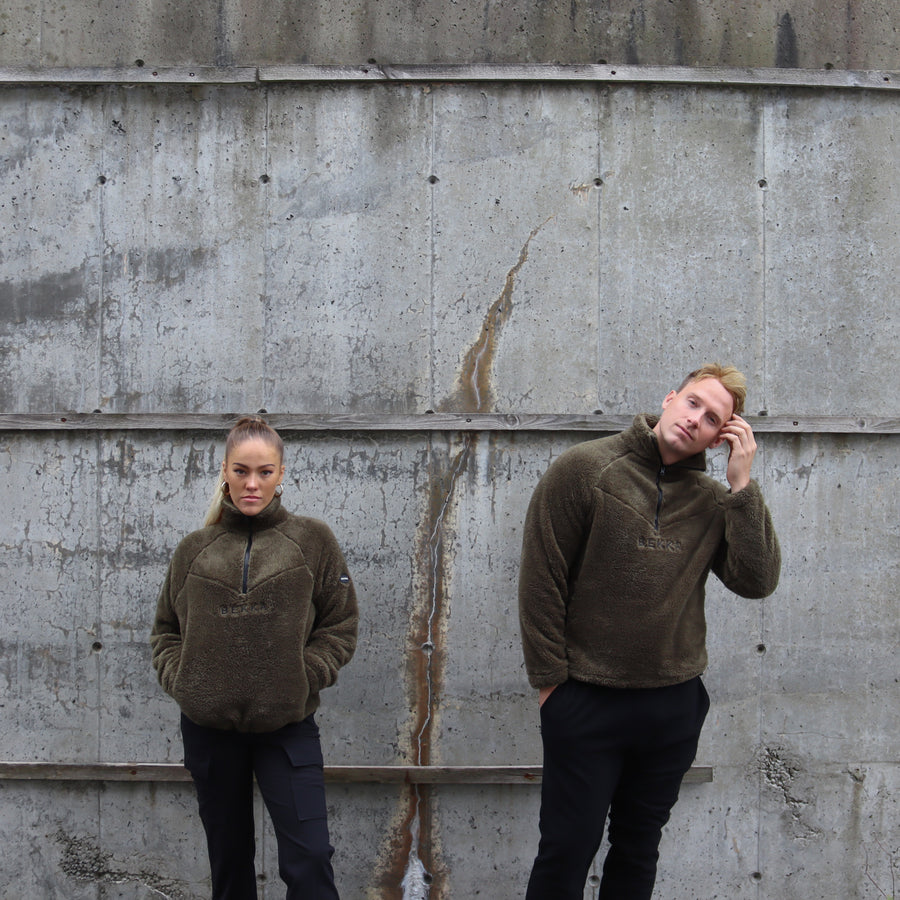 Teddy sweater - Burnt olive